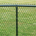 Green PVC Coated Chain Link Fence/Diamond Wire Mesh